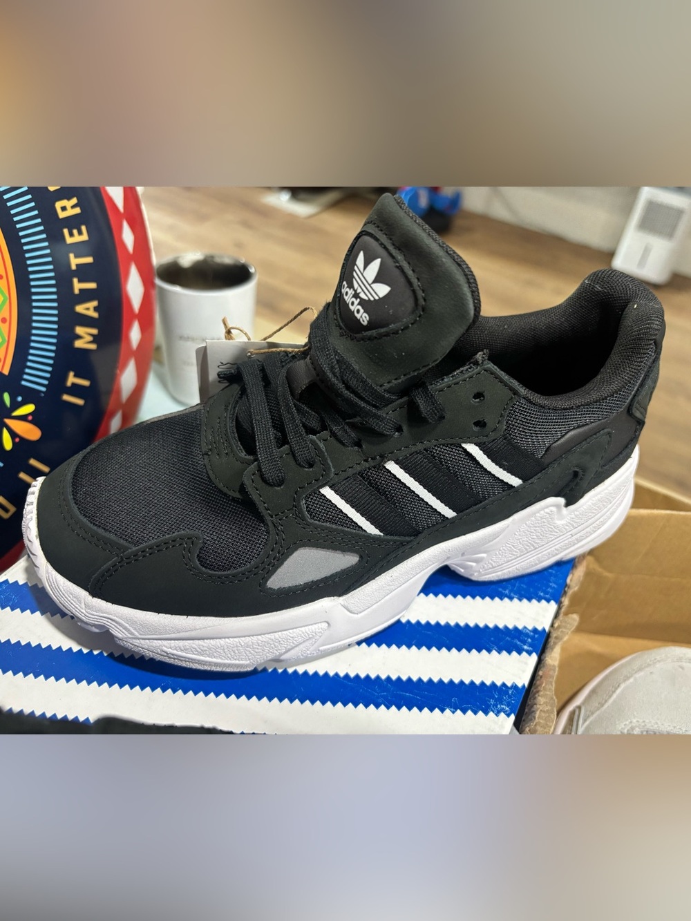 Adidas Women’s Black & White Athletic Sneakers